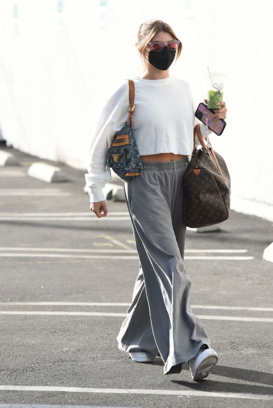 OLIVIA JADE GIANNULLI Arrives at DWTS Rehearsals in Los Angeles 10/08/2021