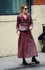 OLIVIA PALERMO at a Photoshoot in New York 10/27/2021