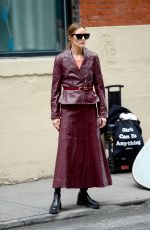 OLIVIA PALERMO at a Photoshoot in New York 10/27/2021