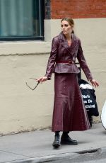OLIVIA PALERMO at a Photoshoot in New York 10/27/2021