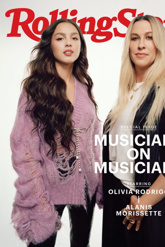 OLIVIA RODRIGO and ALANIS MORISSETTE in Rolling Stone Magazine, October 2021