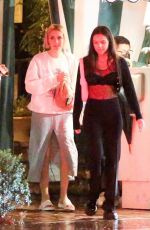 OLIVIA RODRIGO Out for Dinner with a Friend at San Vicente Bungalows in West Hollywood 10/04/2021