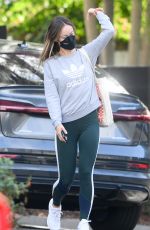 OLIVIA WILDE Arrives at Starbucks in Los Angeles 10/14/2021