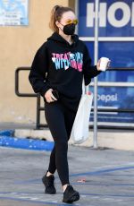 OLIVIA WILDE at a Starbucks in Los Angeles 10/21/2021