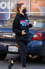 OLIVIA WILDE at a Starbucks in Los Angeles 10/21/2021