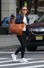 OLIVIA WILDE Out and About in New York 10/15/2021