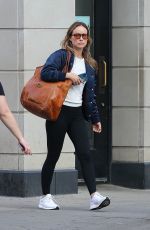 OLIVIA WILDE Out and About in New York 10/15/2021
