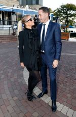 PARIS HILTON and Carter Milliken Reum Arrives at Fiola Mare Restaurant in Georgetown 10/21/2021