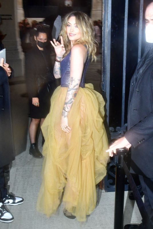 PARIS JACKSON at Vogue Paris 100th Anniversary at Paris Fashion Week  10/01/2021