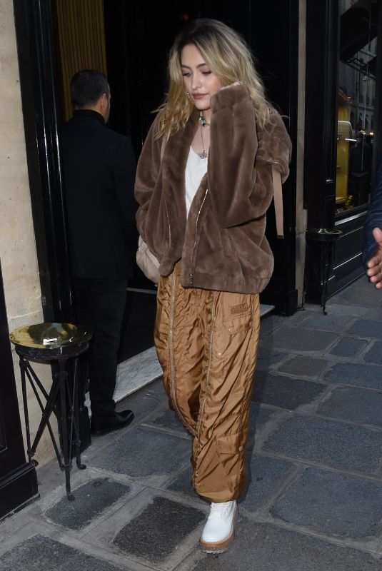 PARIS JACKSON Out at Paris Fashion Week 10/04/2021