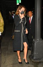 PENELOPE CRUZ Out for Dinner at Nobu in New York 10/09/2021