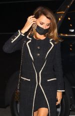 PENELOPE CRUZ Out for Dinner at Nobu in New York 10/09/2021