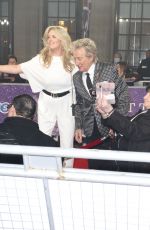 PENNY LANCASTER and Rod Stewart Arrives at Pride of Britain Awards in London 10/30/2021