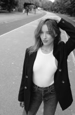 PHOEBE DYNEVOR - Black and White Photoshoot, October 2021