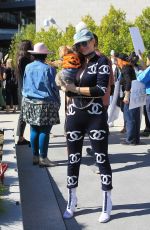 PHOEBE PRICE atat Netflix Employees Walkout Dave Chappelle Protest at Netflix Office in Hollywood 10/20/2021