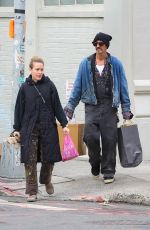 PIPE PERABO and Stephen Kay Out Shopping in New York 10/27/2021
