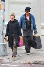 PIPE PERABO and Stephen Kay Out Shopping in New York 10/27/2021