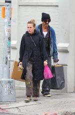 PIPE PERABO and Stephen Kay Out Shopping in New York 10/27/2021