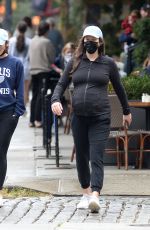 Pregnant EMILY DIDONATO Out with Friend in New York 10/10/2021
