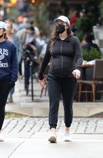 Pregnant EMILY DIDONATO Out with Friend in New York 10/10/2021