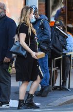 Pregnant JENNIFER LAWRENCE and Cooke Maroney Out for Lunch Date in New York 10/11/2021