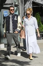 Pregnant JENNIFER LAWRENCE and Derek Blasberg Out for Lunch in New York 10/14/2021