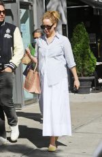 Pregnant JENNIFER LAWRENCE and Derek Blasberg Out for Lunch in New York 10/14/2021