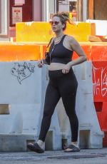 Pregnant JENNIFER LAWRENCE Heading to a Gym in New York 10/03/2021