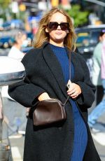 Pregnant JENNIFER LAWRENCE Out and About in New York 10/17/2021