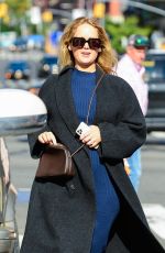 Pregnant JENNIFER LAWRENCE Out and About in New York 10/17/2021
