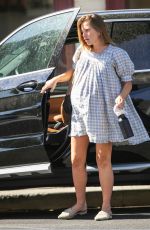 Pregnant LINDSAY RAE at a Clinic in Los Angeles 10/24/2021