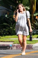 Pregnant LINDSAY RAE at a Clinic in Los Angeles 10/24/2021