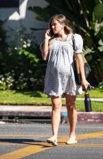 Pregnant LINDSAY RAE at a Clinic in Los Angeles 10/24/2021