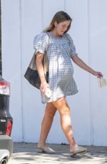 Pregnant LINDSAY RAE at a Clinic in Los Angeles 10/24/2021