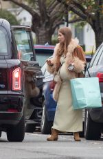 Pregnant MILLIE MACKINTOSH Out in London 10/12/2021