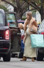 Pregnant MILLIE MACKINTOSH Out in London 10/12/2021