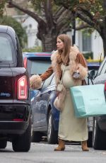 Pregnant MILLIE MACKINTOSH Out in London 10/12/2021