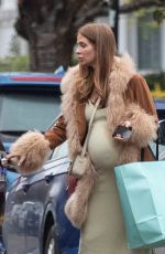Pregnant MILLIE MACKINTOSH Out in London 10/12/2021