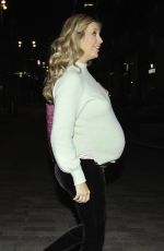 Pregnant RACHEL RILEY Leaves Countdown Studios in Manchester 10/05/2021