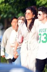 PRIYANKA CHOPRA and Nick Jonas at Beach Blanket Babylon Restaurant in London 08/13/2021