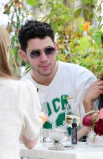 PRIYANKA CHOPRA and Nick Jonas at Beach Blanket Babylon Restaurant in London 08/13/2021