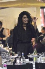 PRIYANKA CHOPRA Out for Dinner at Pierluigi