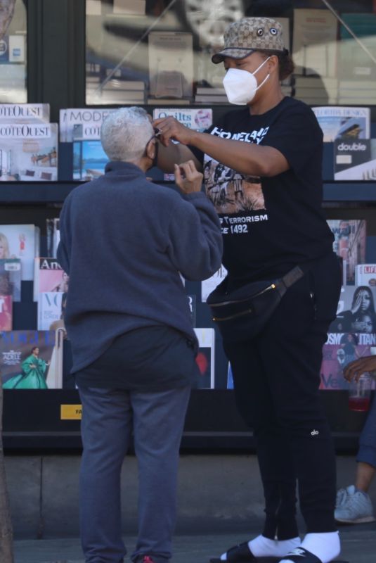 QUEEN LATIFAH at a Bookstore in West Hollywood 10/17/2021