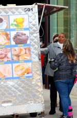 QUEEN LATIFAH on the Set of The Equalizer in Queens 10/0/2021