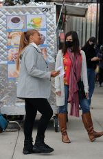 QUEEN LATIFAH on the Set of The Equalizer in Queens 10/0/2021