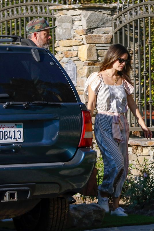 RACHEL BILSON Out with Friends in Hollywood 10/03/2021