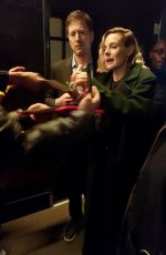 REBECCA FERGUSON Leaves Dune Dinner Party in Leicester Square 10/17/2021