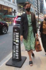 REBECCA HALL Out in New York 10/06/2021