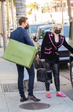 REBEL WILSON Leaves Gucci Store in Beverly Hills 10/13/2021