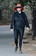 REBEL WILSON Out Hikinig in Los Angeles 10/16/2021